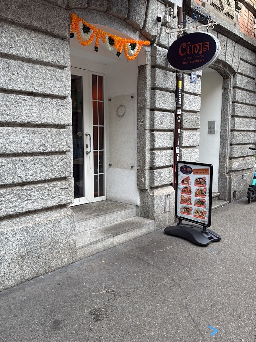 Cima Indisches Restaurant in Zürich